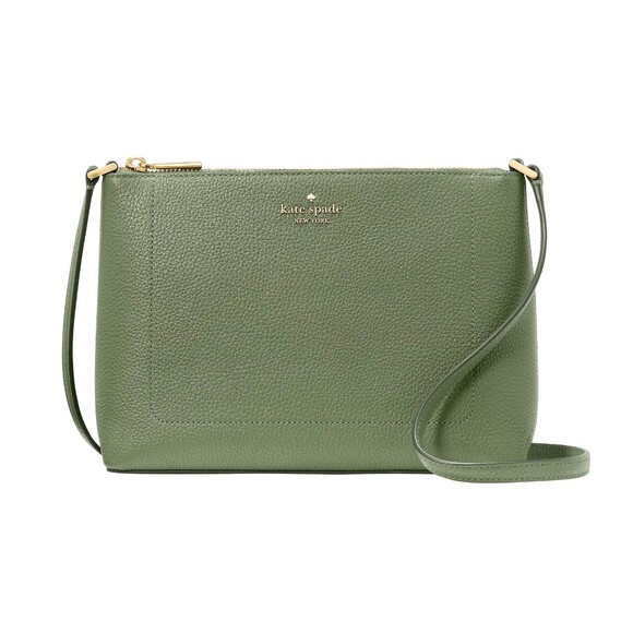 New Kate Spade Leila Crossbody Pebble Leather Romaine - Picture 1 of 5